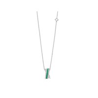 Collana Recarlo Donna in Oro Smeraldo 0.16 Ct P10FM001/SM-45 - P10FM001/SM-45